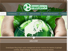 Tablet Screenshot of greenspacerecycling.com